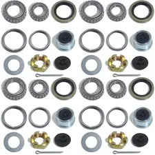 4 Sets 3500 LB Boat Trailer Axle Bearing Kits, L68149 L44649 Bearing Kits, 17...