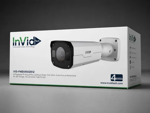 InVid Canara VIS-P4BXIRA2812: 4 Megapixel Bullet, A/F Motorized 2.8-12mm
