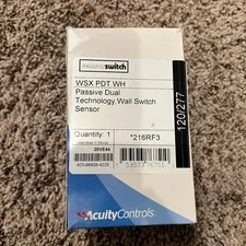 Acuity Sensor Switch WSX PDT WH Wall Switch Sensor White
