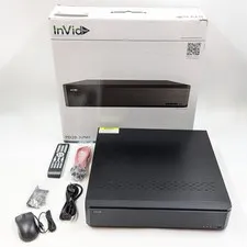 InVid 32 Ch + 8 Bonus IP Ch Universal Port Recorder 8MP (PD2B-32NH) Black