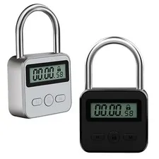 Anti-addiction Electronic Lock Timer Padlock Backlight Max Timing Long Standbyzz