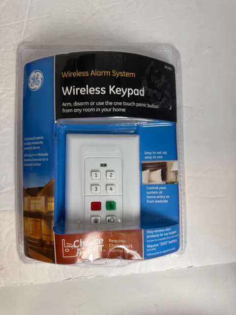 GE Choice-Alert Wireless Alarm System – Wireless Keypad