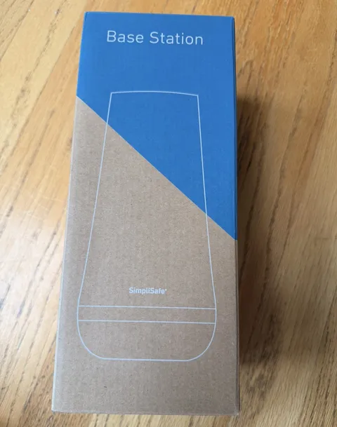 SimpliSafe Base Station Home Security Alarm System Hub, Blue