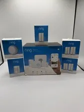 Ring Alarm Home Security System Bundle w/ Extra Sensors, Motion Detector & Smoke