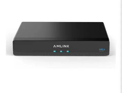 AMLINK 8CH 12MP 4K Smart AI PoE NVR Network Video Recorder 8-Port ALN-4108E NEW