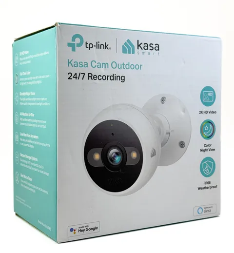 Kasa Smart 2K QHD Outdoor Wired Security Camera with Night Vision KC420WS