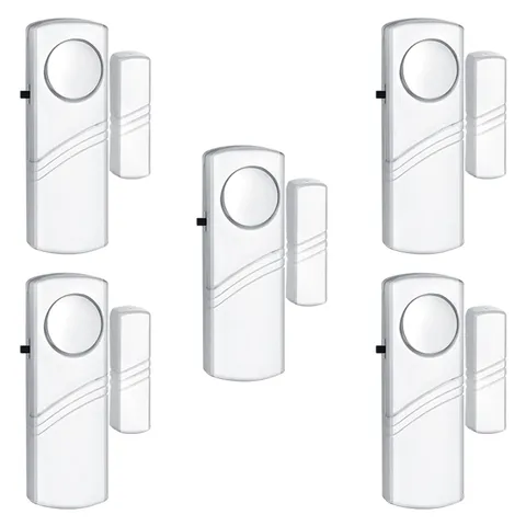 PLOJOP Security Window Door Alarm, Portable 90dB Wireless Sensor for white