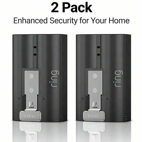 2 Pack Genuine Quick Release Battery for Ring Video Doorbell 2 3 , 3 Plus , 4
