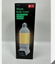 Wyze Bulb Cam 2K Smart Security Camera E26 Socket 800 Lumens
