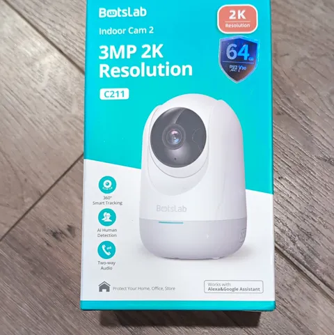 Botslab Indoor Cam 2 C211 2K Wi-Fi Indoor IP Camera Night Vision 64GB