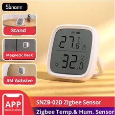 SONOFF SNZB-02D Zigbee LCD Temp Humidity Sensor Alexa Google eWeLink