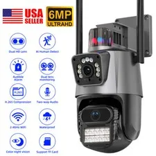 KERUI 3MP 1080P Wireless Outdoor Security Camera WiFi 2K Night Vision Home Cam