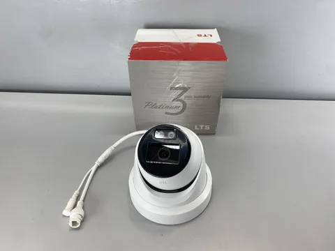 LTS LTCMIP3C82WI-28MDA 8MP Outdoor Turret IP Security Camera- White