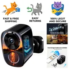 2026 Enhanced 2K UHD Wireless Outdoor Security Camera | Free Cloud & SD Storage