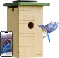 Smart  House with Camera Solar Powered, 1080HD Live Video & Night Vision for 24/