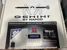 Napco Gemini P1664 Security System Kit with Talking Keypad New