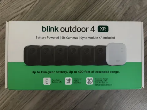 Blink Outdoor 4 XR , 6  Camera System w/Sync Module Included - New Sealed
