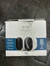 Arlo Pro 6 Security Cameras 2K HDR 6th Generation Wireless Camera - 2 Pack