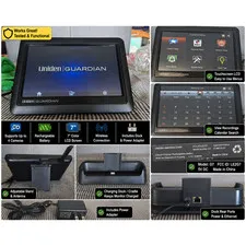 Uniden Guardian G7 7" Wireless Security Camera Monitor Dock G455 G766 Tested