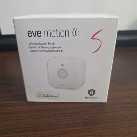 Eve Motion Wireless Motion Sensor SEALED Apple Home Privacy Home Security C