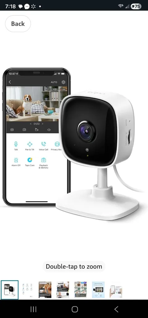 tp-link tapo 1080p indoor security camera