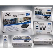 Hosmart Wireless Home Intercom System 2-Pack 1/2 Mile Range New in Box