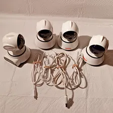 4 360 security cameras (used