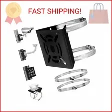 Universal Vertical Pole Mount Adapter Bracket for CCTV Security Camera PTZ Dome