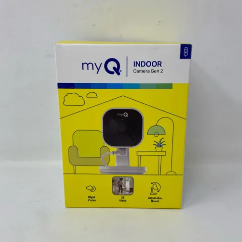 myQ Indoor Camera Gen 2 2K Wi-Fi Plug-In Security Cam - White