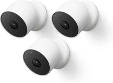 Google Nest Cam Battery 2nd Gen Indoor Outdoor Security Camera 3 Pack