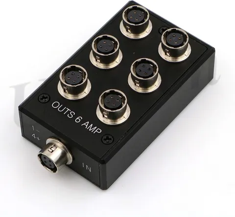 Hirose 4 Pin Female Cable Splitter Multi-Port 1 in 6 Out for Audio Devices 68...