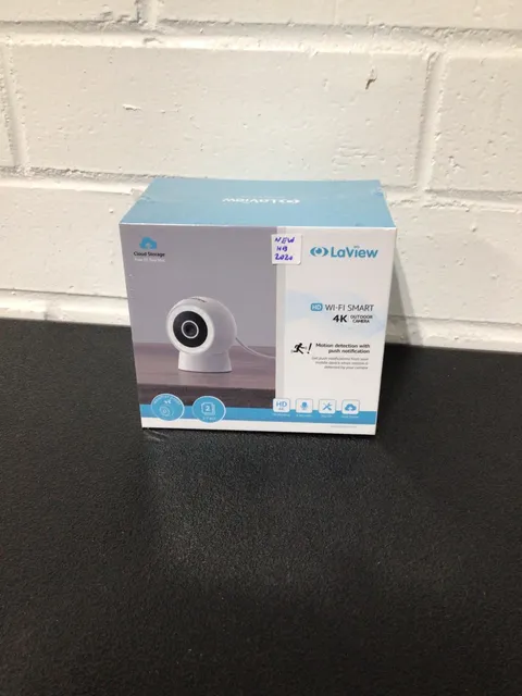 LaView Wi-Fi Smart Security Cameras 2 pack-  4K, Weatherproof, Outdoor