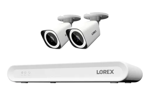 Lorex Connect V Series 4K 8-Channel Wired NVR System with V3 4K PoE Bullet Camer