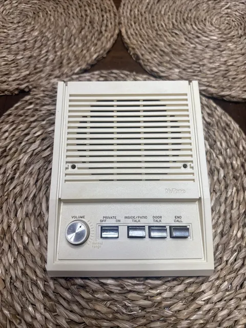 NuTone IS-400 Series Intercom Room Station - Vintage Speaker Unit