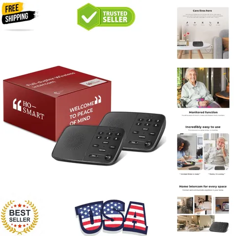 Hosmart UltraSpeak Intercoms Wireless for Home, 2025 Two-Way Real-time Interc...
