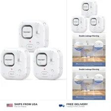 TECKNET Water Leak Detectors for Home, 120dB Water Sensor Alarm Leak Detector...