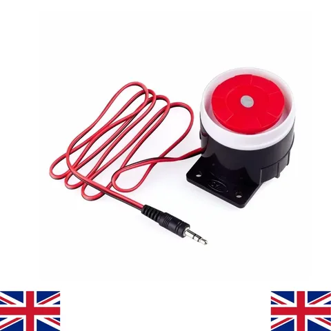 DC 12V 120dB Mini Loud Wired Horn Siren Sound Home Alarm System Indoor Security