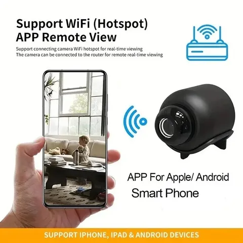Wireless Camera Mini Wifi IP Recording 1080P HD Motion Detector Night Vision Cam