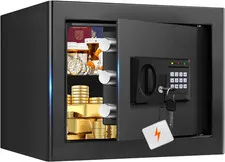 Fireproof Safe Box with Digital Keypad for Home Security & Jewelry Storage
