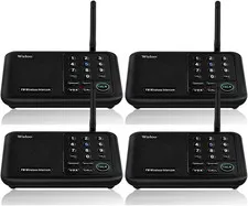 Intercoms Wireless for Home 5280 Feet Range 10 Channel 3 Code, Wireless Intercom