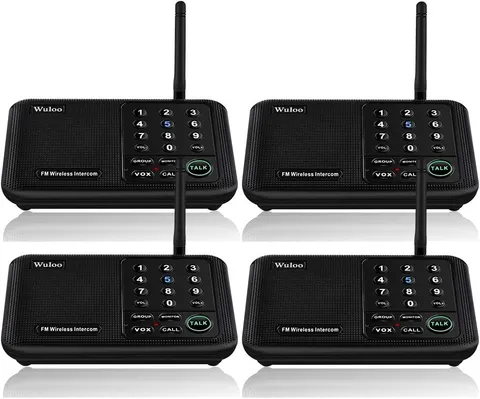 Intercoms Wireless for Home 5280 Feet Range 10 Channel 3 Code, Wireless Intercom