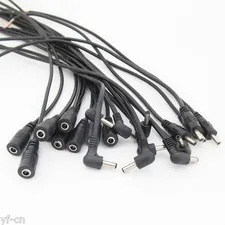100pc 0.3M/1FT DC Power Cable 3.5mmx1.35mm DC Tip Male/Female Cable Pigtail Wire