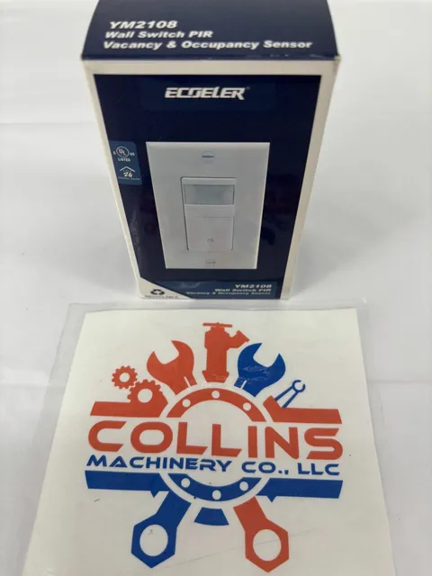 Ecoeler Electric YM2108 Passive Infrared (PIR) Wall Vacancy-Occupancy Sensor