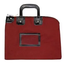Cardinal bag supplies Locking Fire Resistant Document Bag – 15 x 11 Inch Secu...