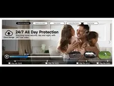 3MP FHD Rraycom 3Pack WiFi Security  Camera OutdoorIndoor Camera- Black