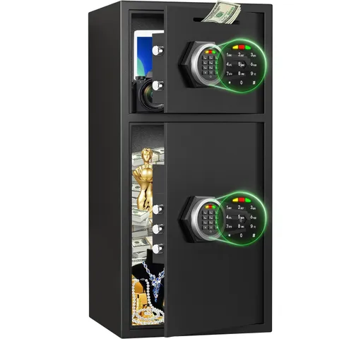 6.5 Cub Large Security Safe with Fingerprint Lock & Deposit Slot