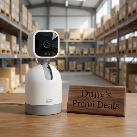 Blink Mini Pan-Tilt Camera White Indoor Security Pet Camera Alexa HD New