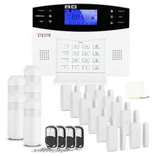 24pc Wireless Home Alarm System, 4G GSM WiFi, No Monthly Fee, DIY Security Kit