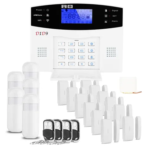 24pc Wireless Home Alarm System, 4G GSM WiFi, No Monthly Fee, DIY Security Kit