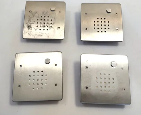 Lot of 4 MICROCOMM ASM3671300-04 Button Steel Intercom ASM6671310-05 ASM3671300